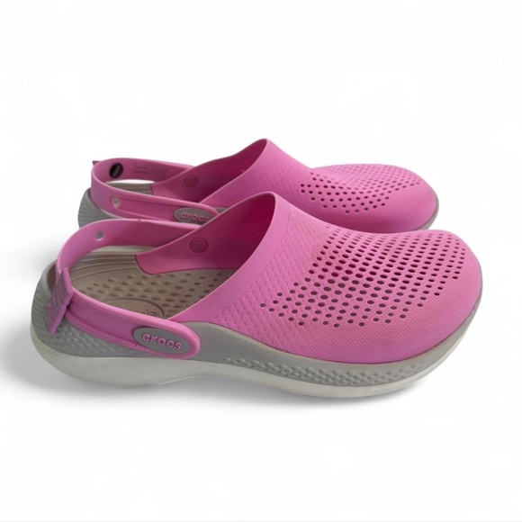 CROCS Shoes - SOLDCROCS Pink Perforated Clogs